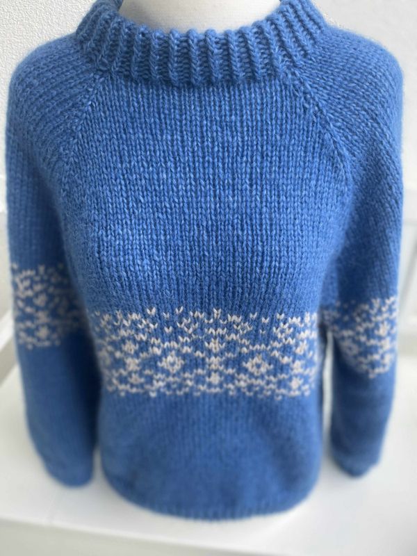 Augland sweater, blue