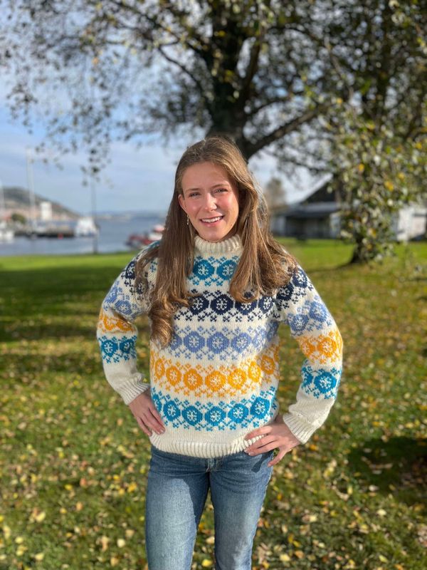 Å-genser i Viking wool (strikkepakke)
