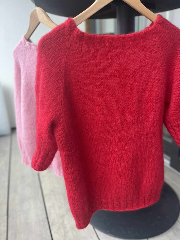 Tresse sweater 2 short sleeves