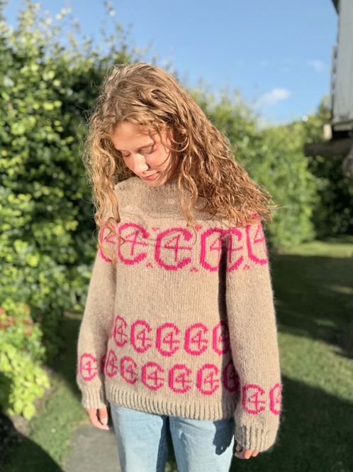 Hovedbilde Christiansandsgenser, oversized i Viking Alpaca ...
