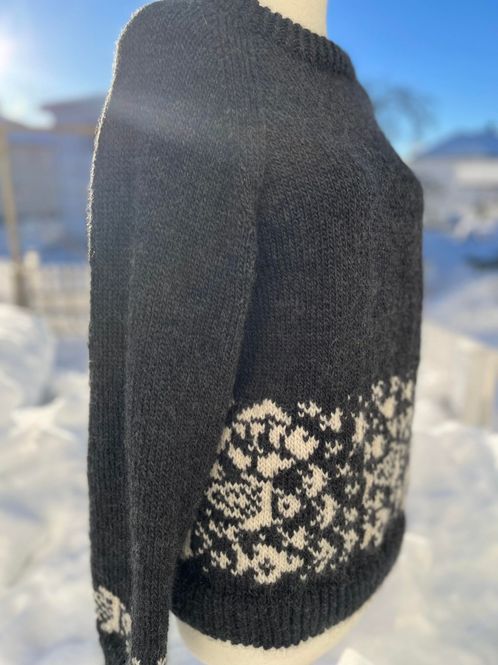Hovedbilde Fiskestimgenser i Viking wool (strikkepakke)