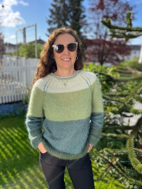 Sjursø sweater, green