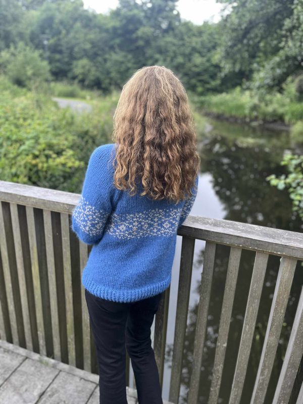 Augland sweater, blue