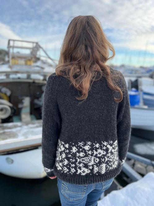 Hovedbilde Fiskestimgenser i Viking wool - Klar for sending