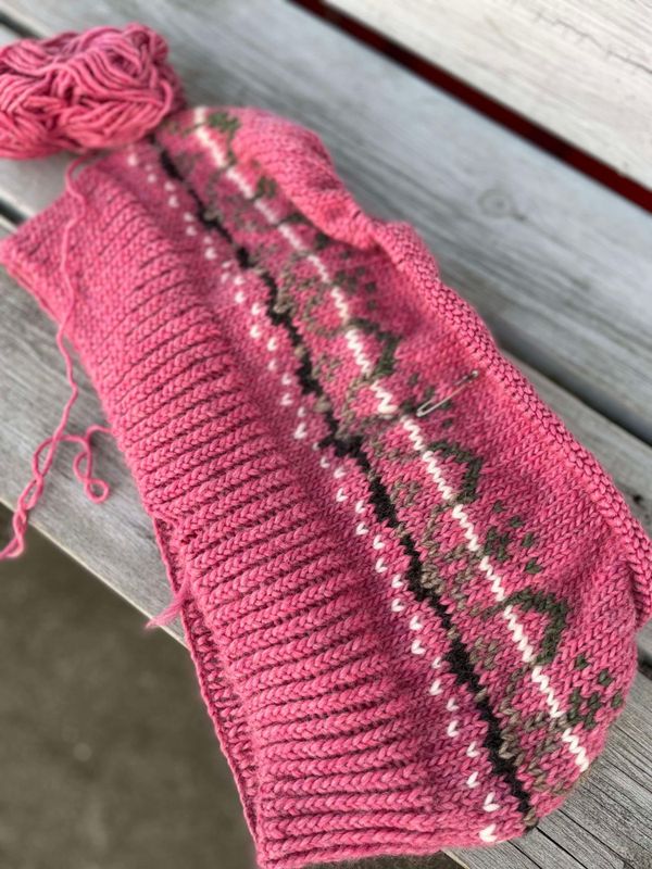 Randholm sweater, pink