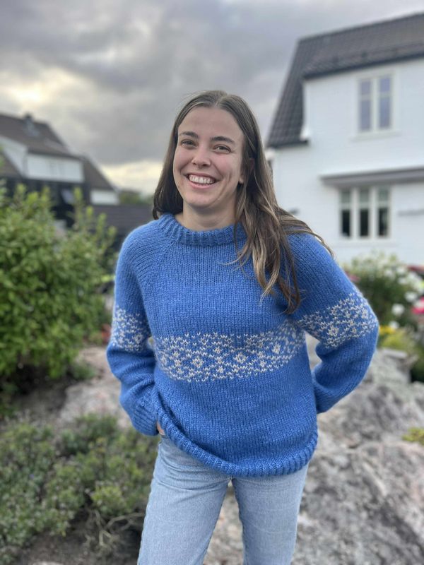 Augland sweater, blue