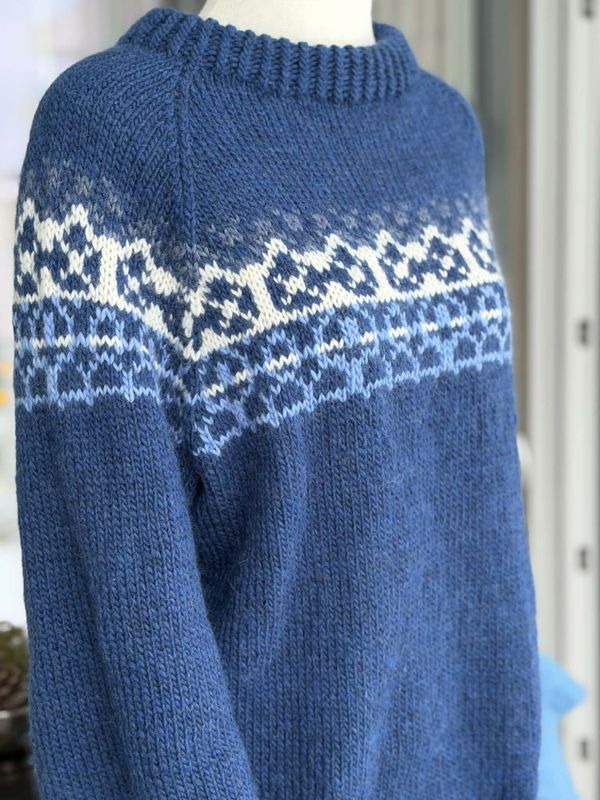 Lahelle-genser (strikkepakke)