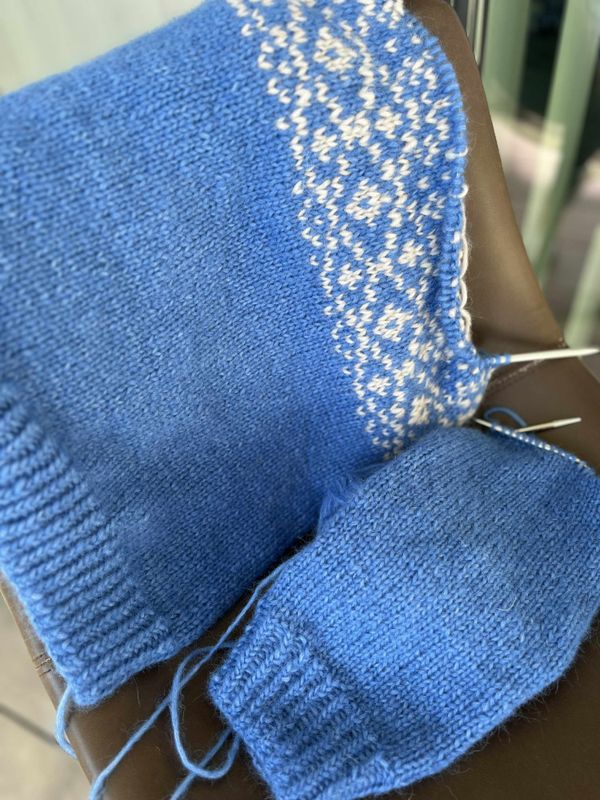 Augland sweater, blue