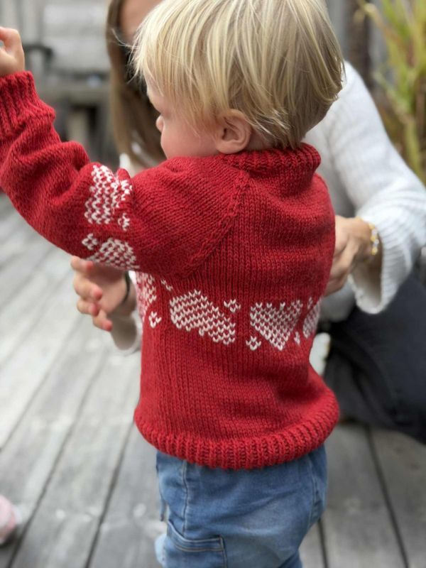 Julekorg-genser (strikkepakke)